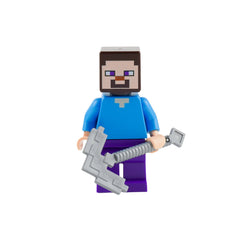 Authentic LEGO parts from Minecraft sets for compatible building experiences