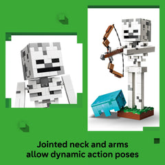 LEGO Minecraft diamond helmet detail showing removable accessory benefit