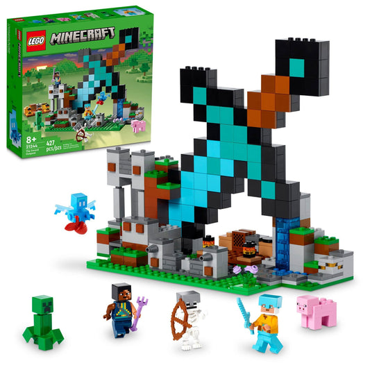 LEGO Minecraft Diamond Sword, a large build for imaginative play and display.