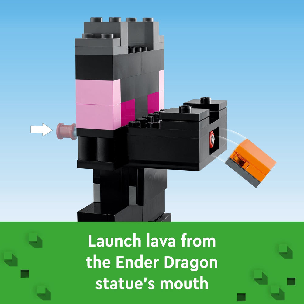 LEGO Minecraft Enderman figure joins the fight with mobility.