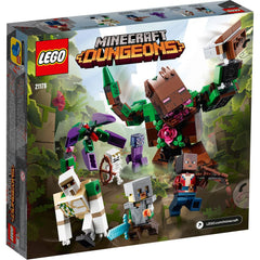 LEGO Minecraft Jungle Abomination 21176 with movable head for dynamic play scenarios.