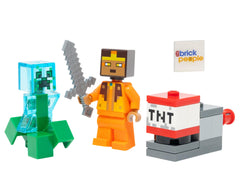 LEGO Minecraft Hero Minifigure close-up for imaginative play