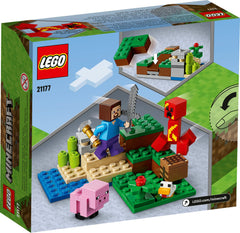 LEGO Minecraft The Creeper Ambush—display-ready scene perfect for shelf showcase.