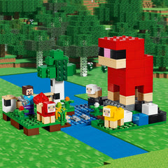 LEGO Minecraft The Wool Farm 260 pieces enable versatile building