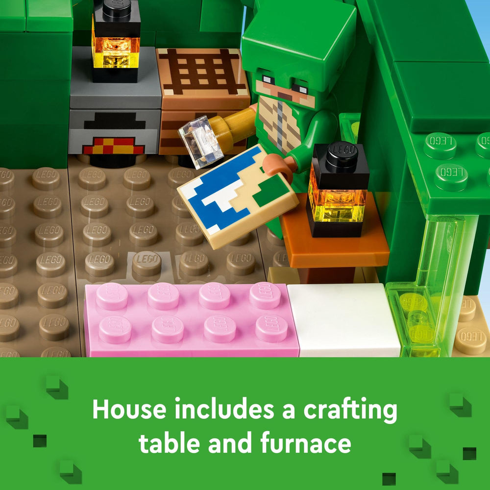 LEGO Minecraft Turtle Skin Warrior figures support adventurous role-play
