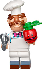 LEGO Swedish Chef minifigure close-up with authentic details for display