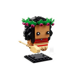 LEGO Moana Merida figures on display stand