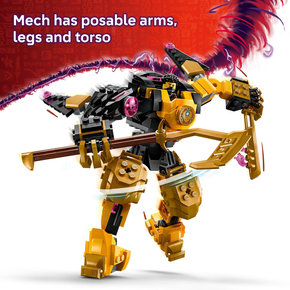 Baby Riyu dragon companion beside Arin in LEGO NINJAGO.