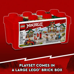 LEGO NINJAGO armory with weapons supports immersive ninja role-play.