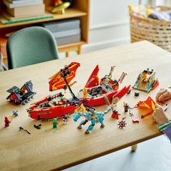 LEGO NINJAGO Destiny's Bounty 360-degree engines offer flexible positioning