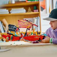 LEGO NINJAGO Destiny's Bounty stud shooters fuel action-packed battles