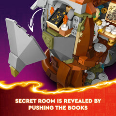 LEGO NINJAGO Dragon Stone Shrine secret room reveal triggered by books