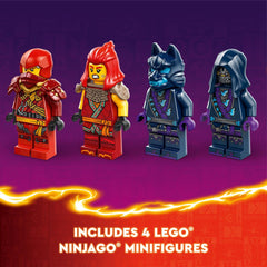 LEGO NINJAGO Forest trap build, creates strategic play scenarios.