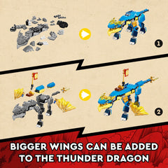 Viper Snake minifigure with jetpack from LEGO NINJAGO Jay's Thunder Dragon EVO for fast ambush scenes.