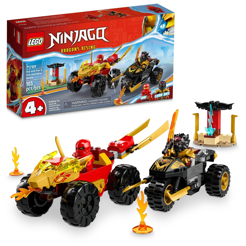 LEGO NINJAGO Kai dragon race car for imaginative play