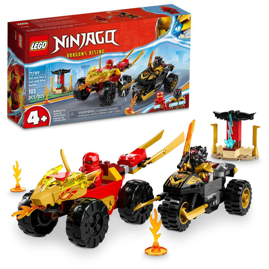 LEGO NINJAGO Kai dragon race car for imaginative play