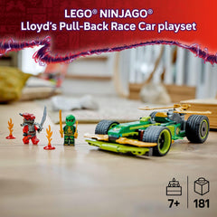 LEGO NINJAGO Lloyd minifigure with golden katana enhances action