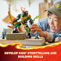 LEGO NINJAGO mecha customization options encourage creative builds
