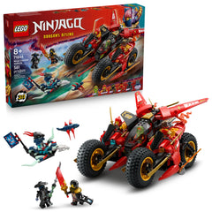 LEGO NINJAGO Ninja Combat Vehicle front view showcasing transforming battle play
