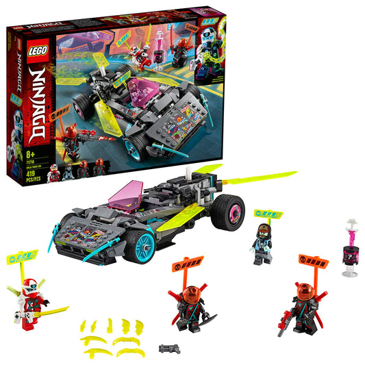 LEGO NINJAGO Ninja Tuner Car 71710 front view, perfect for imaginative play and gripping action
