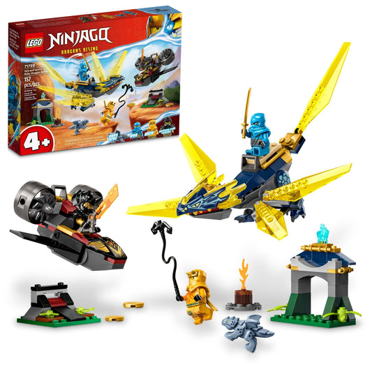 LEGO NINJAGO jet scene for quick play and easy-start builds.