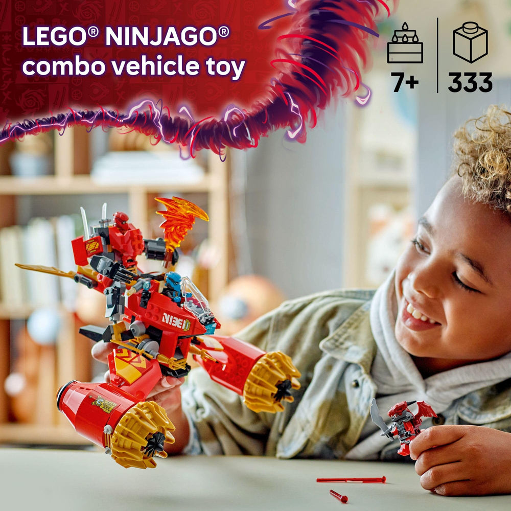 LEGO NINJAGO Nya flying motorbike cockpit with movable wings for fast missions