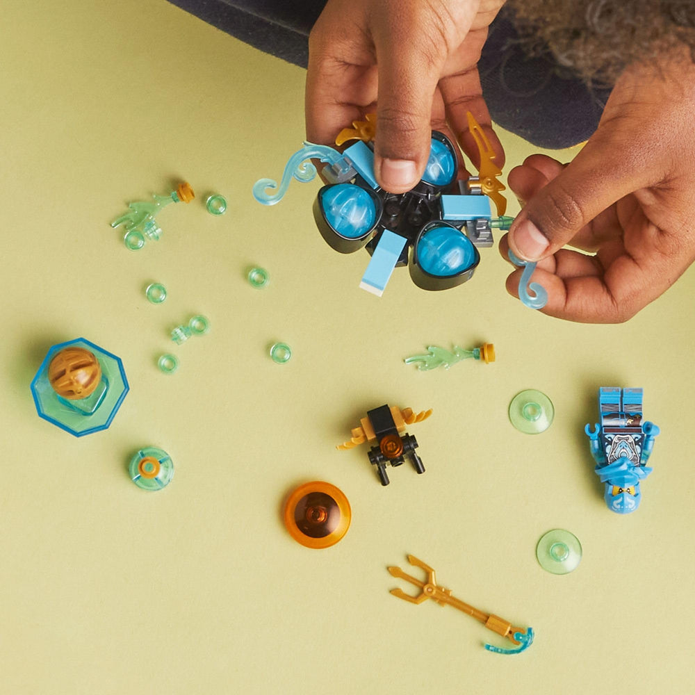 LEGO NINJAGO Imperium Droid figure adds interactive target responses during battles