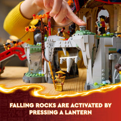 LEGO NINJAGO poseable dragon enables dynamic aerial duels.