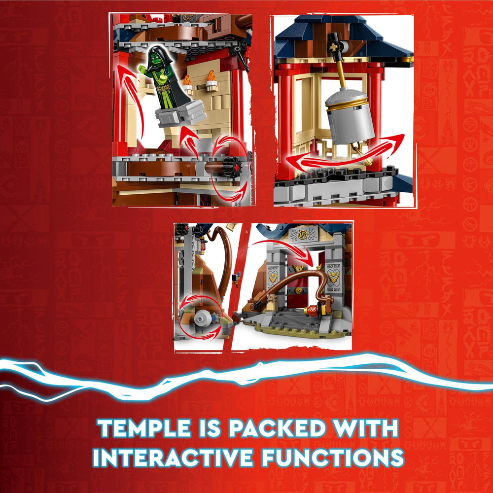 LEGO NINJAGO temple secret traps entry inspires adventurous exploration