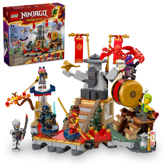 LEGO NINJAGO tournament battle arena front view for immersive ninja battles