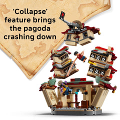 LEGO One Piece Arlong throne scene captures the villain's commanding presence for dramatic storytelling