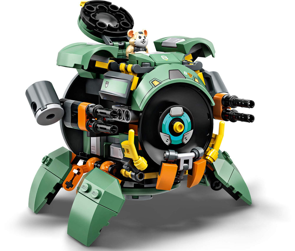 LEGO Overwatch Wrecking Ball display friendly component for shelves