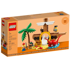 LEGO Pirate Ship Playground front view shows colorful, imaginative play ready setup