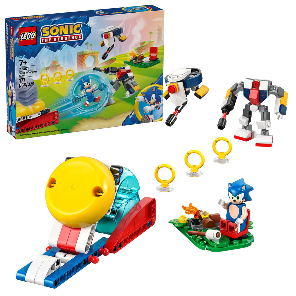 LEGO Sonic The Hedgehog figure boosts imaginative play in the campfire clash.