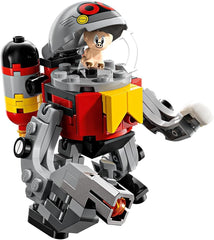 LEGO grape-launch catapult for playful challenges.