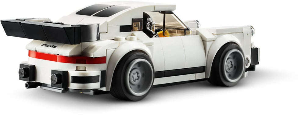 LEGO Speed Champions display-ready model with classic Porsche styling