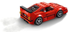 Road conversion view of the classic F40 road version in LEGO form.