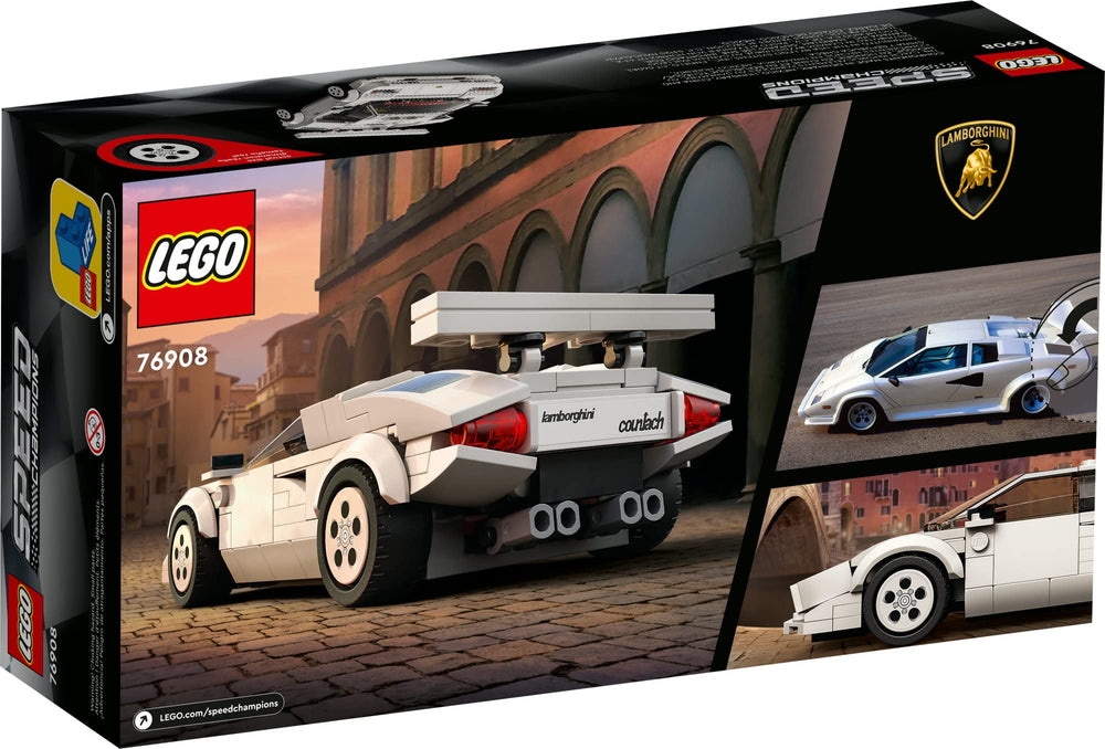 LEGO Speed Champions Lamborghini Countach 76908 packaged in a box for gifting