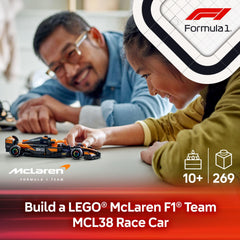 LEGO Speed Champions MCL38 cockpit opening enables interactive build-and-play action.