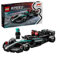 LEGO Speed Champions Mercedes-AMG F1 W15 front wing with authentic sponsor decals for display