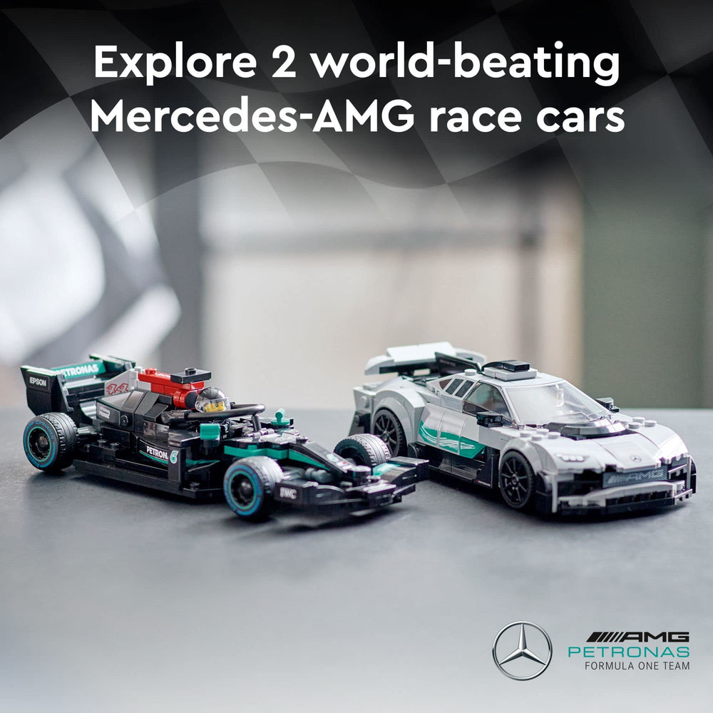 LEGO Speed Champions Mercedes-AMG Project One side view ideal for build-and-display