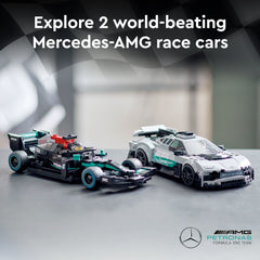 LEGO Speed Champions Mercedes-AMG Project One side view ideal for build-and-display