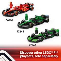 LEGO Speed Champions Williams FW46 build and display ready on desk or shelf