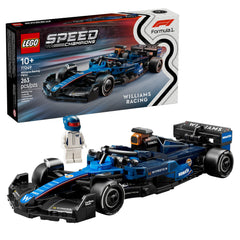 LEGO Speed Champions Williams FW46 front view show authentic F1 styling for play and display