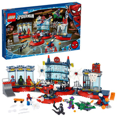 LEGO Spider-Man Attack on the Spider Lair—Spider-Man headquarters for immersive play.