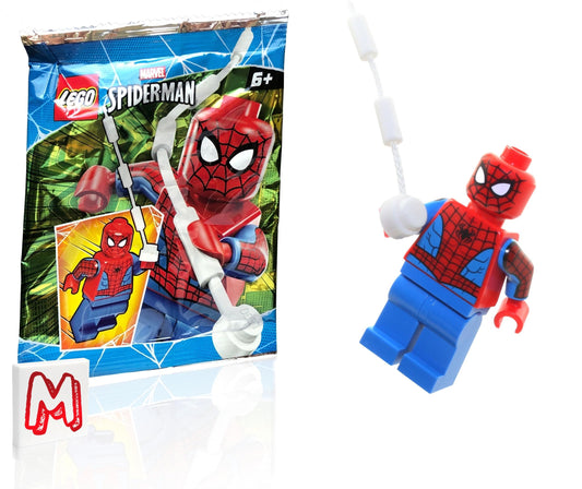 LEGO Spider-Man loose minifigure for creative builds and imaginative play.
