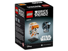 LEGO Star Wars Cody accessories holoprojector and blaster evoke the iconic scene.