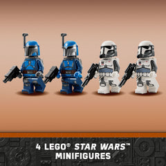 LEGO stud-shooting cannon adds interactive siege-style play during battles.