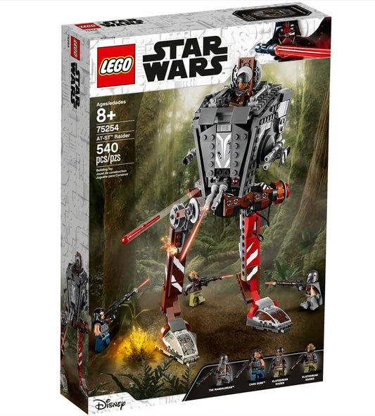 LEGO Star Wars AT-ST Raider turret interior shows minifigure seating area