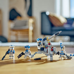 LEGO Star Wars AV-7 cannon build offers adjustable legs for dynamic battles.